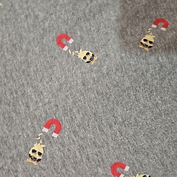 Gray Graphic Tshirt Magnetic Chicken - Picture 2 of 6